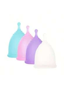 1pc Silicone Menstrual Cup, Anti-Leakage Women Period Care Cup, Reusable Alternative To Sanitary Pads