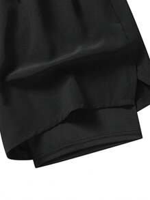 Pantalones cortos deportivos para adolescentes, de verano, con forro de malla transpirable y que absorbe la humedad