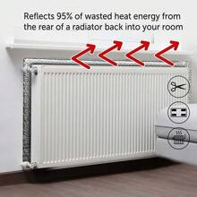 2X Large Reflective Aluminum Foil Insulation Mat 500x60cm Roll Bubble Radiator Heat Energy Saver Protection Sound Deadener Pad Waterproof - 銀色 - 查看 7