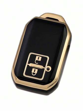 1个黑色铃木汽车钥匙扣套