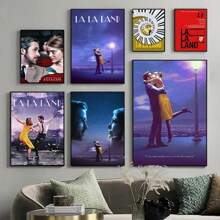 1PC Vintage La La Land Music Movie Poster Canvas Painting City Of Stars Modern Wall Art For Living Room Home Decoration No Frame