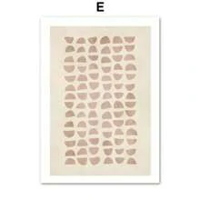 1pc Abstract Minimalist Shapes Illustration Wall Art Canvas Painting Boho Posters And Prints Modern Pictures For Living Room Decor No Frame