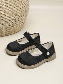 Zapatos planos cómodos y casuales de punta redonda para niños, nuevos zapatos de niña de primavera 2025 con cordones, zapatos de moda