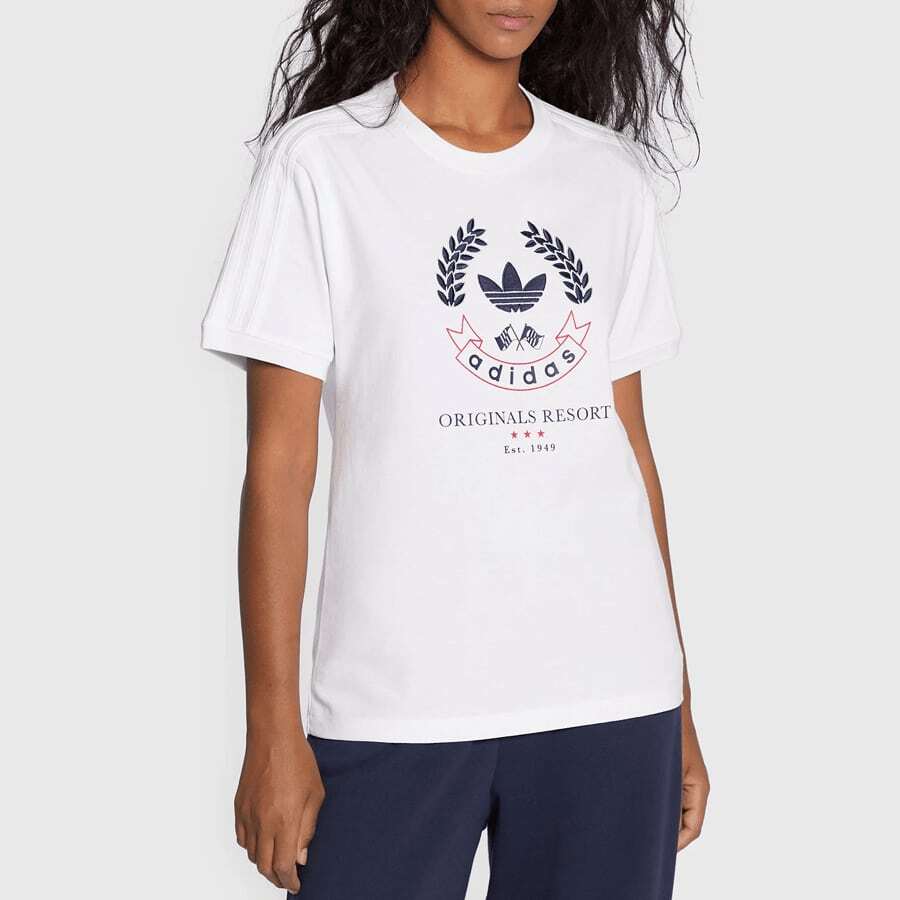 Adidas GRAPHIC TEE - White - View 1