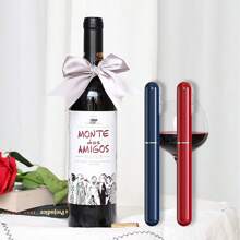 2 合 1 气压开瓶器，带铝箔切割器，易于打开的气泵，便携式旅行开瓶器，手持式葡萄酒软木塞起子，葡萄酒爱好者的最佳礼物 - 彩色 - 查看 6