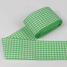 Gingham Ribbon Plaid Ribbon For Gift Wrapping Party Wedding Christmas Decoration