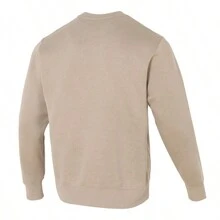 Nike Men's Sweatshirt, Winter 2026 New Basic Thermal Lined Warm Crew Neck Pullover BV2663-247 - Khaki - View 2