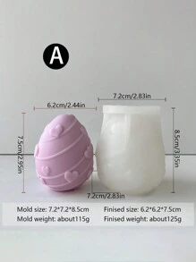 Formy do świec Love And Egg, dekoracje, formy do rzeźbienia w kształcie gwiazdek DIY, świece zapachowe, świeczniki, dekoracje do domu z żywicy, silikonowe formy do świec, nadają się również do tworzenia dekoracji z gipsu