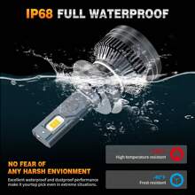 HYNBYZJ 一对 H4 H7 LED 汽车大灯灯泡 H11 LED 大灯 H1 HB3 9005 HB4 9006 9012 Hir2 超亮 Canbus LED 汽车雾灯 - 白色 - 查看 9