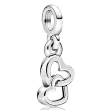 1 Pc Silver Lovely Delicate Romantic Love Kiss Hug Love Rose Valentine's Day Romantic Witness Gift Love Send Charm Fit Original Bracelet Charm Women's Black Enamel Craft Jewelry Gift