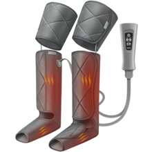 Leg Massager With Heat Compression Calf Thigh Foot Massage Adjustable Wraps Design For Most Sizes 6 Modes 3 Intensities Relax Leg Muscle - A3-Heating - View 1