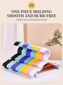 30/20/10 件/套儿童塑料衣架，防滑衣柜婴儿衣架，适合婴幼儿服装，小号儿童衣架，适用于裤子夹克连衣裙（白色，多色）