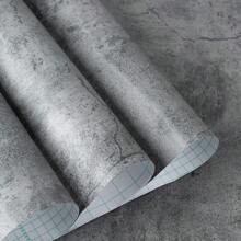 1 卷自粘 3D 哑光纹理水泥壁纸，加厚 PVC 15.7 英寸 X 39.3/118.1/196.8 英寸混凝土壁纸，防水、防油、防污，易于清洁，客厅卧室背景壁纸，厨房台面桌面，易于安装，DIY 可拆卸家居装饰，家具搁板抽屉衬里，装修房间装饰，墙壁装饰，浴室装饰，卧室装饰，房间装饰用品，客厅装饰，房屋装饰，家居装饰，客厅墙纸，墙贴，墙贴 - 灰色 - 查看 10