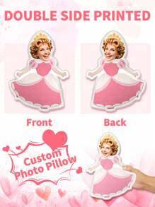 1pc Customized Face Pillow, Personalized Portrait Throw Pillow, DIY Custom Photo Cushion, Custom Image Pillow, Gift For Birthday, Wedding, Valentine's Day, Housewarming, Couples, Parents, Girlfriend, Wife,Multi-Functional,Reusable,Ornamental,Exquisite,Stylish,Soft,Adorable,Colorful,Cute,Funny,Custom,Personalized,Customized,Unique,Ideal Gifts For Her,Ideal Gifts For Him,For Anniversaries,For Birthdays - Girlfriend Gift-1 - View 5