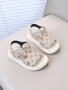 Baby Sandals, Boys And Girls Fashion Versatile Non-Slip Wear-Resistant Rubber Soft Bottom Hook And Loop Toddler Sandals