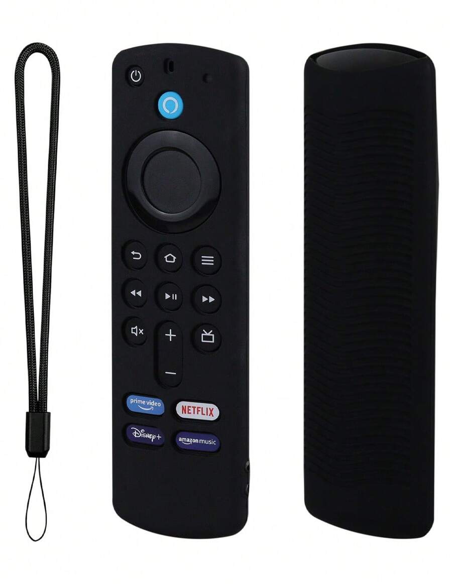 Fire Tv Stick 4k Alexa Case Silicone Control Case - Black - View 1
