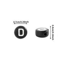 100/500/1250 Peças Contas Redondas De Alfabeto De Acrílico Para Pulseira, Colar, Brinco, Chaveiro, Corrente De Telefone, Tornozeleira E Outros Suprimentos De Fabricação De Joias Diy, Acessórios De Decoração Para Presentes De Aniversário/dia Dos Namorados/festa