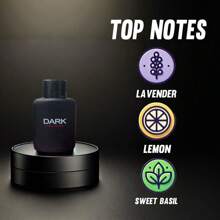 Men's EDP 3.4oz DARK NOIR, Perfume Gift, Gift For Man,Top Notes Lavender/Lemon/Sweet Basil - màu đen - Xem 2