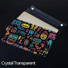 4 种设计选项兼容笔记本电脑保护套，适用于 MACBOOK Air 13 英寸 2022 2021 2020 2019 2018 A2337 M1 A2179 A1932 Retina 显示屏，带触摸 ID、保护壳和键盘，具有底部通风、防震和时尚设计