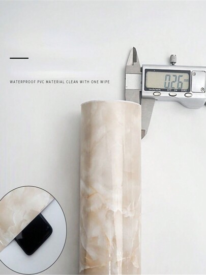 Roll Marble Contact Paper Peel Stick Countertops Kitchen Waterproof Bureau Rose Roze Countertop Covering Adhesive Vinyl Wrap Renter Friendly Wallpaper Room Home Wand Bathroom Bedroom ation Stuff Living Ho Stickers Sticker view 3