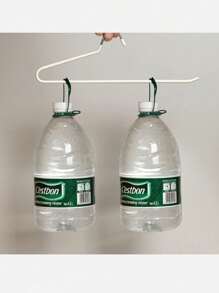 5pcs/1pc Household Non-Slip Chunky Pants Rack Hanger 2-Line Pants Clip Stainless Steel Z-Line Hanger Wardrobe Storage - L-001 - View 7