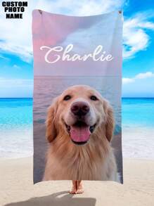 1 pezzo Asciugamano da spiaggia personalizzato ad asciugatura rapida, comodo e alla moda, telo da piscina/nuoto, design carino e divertente, tappetino da yoga adorabile, accessorio da spiaggia, regalo perfetto per la Festa della Mamma, compleanni, Festa dei Bambini, Festa del Papà, laurea, per anniversari, compleanni, inaugurazione casa, laurea, cucina, sala da pranzo, camera da letto, ufficio, soggiorno, casa, giardino, sala da tè, decorazione estiva per la casa, bagno, articoli da viaggio, accessori da viaggio, articoli essenziali da spiaggia, vibrazioni da vacanza - Stile telo mare 4 - Visualizzare 2