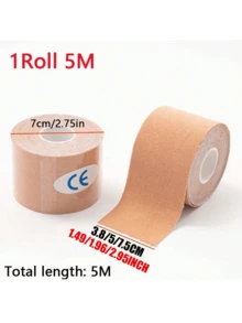2捲 5cm*5m 隱形胸部提拉膠帶，3色胸部遮瑕貼紙，適用於女性 - 多色 - 查看 3