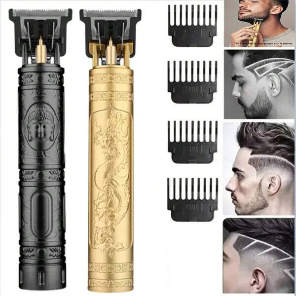 Electric Hair Clipper With Replacement Head, Electric Hair Clipper, Razor Electric Razor, Home Multi-Function Rechargeable Portable Hair Clipper, Travel, Business Trip, Portable Hair Clipper,300mah