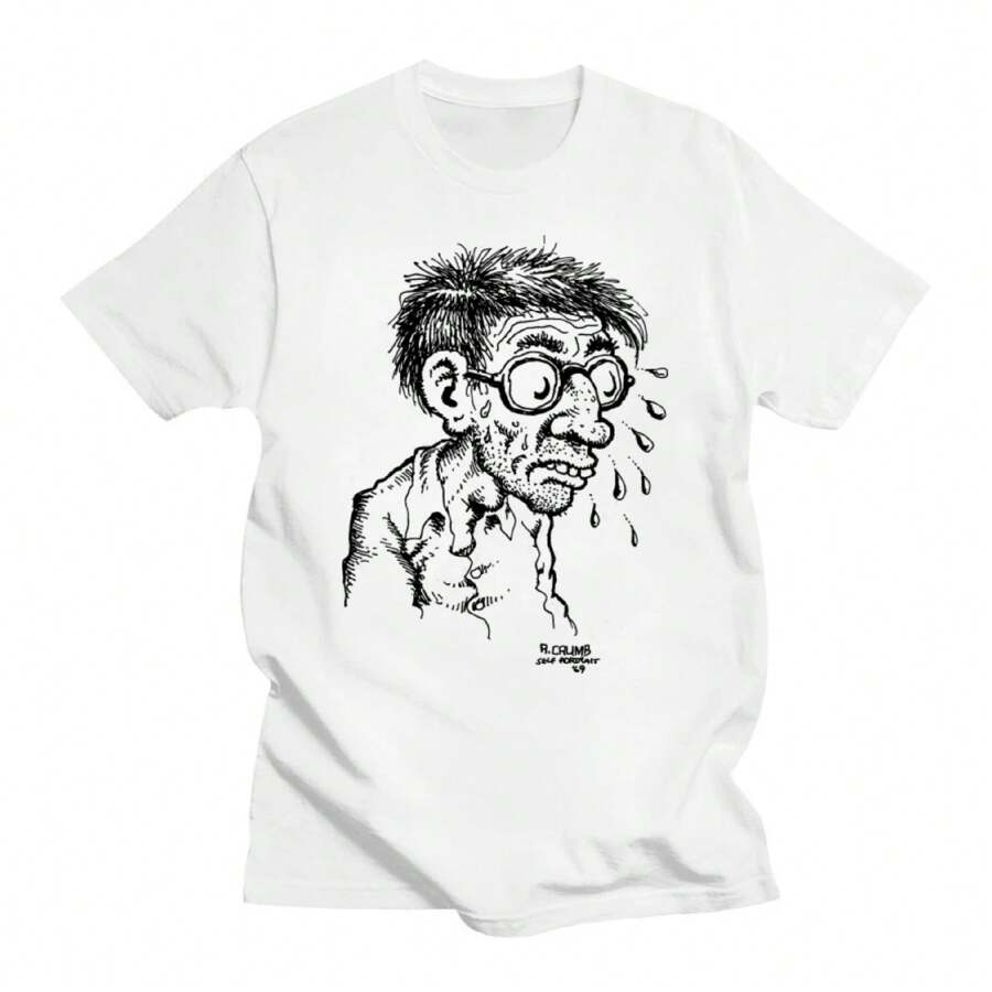 Rare Robert Crumb 69 Keep On Truckin T Shirt SIZE S-Xxl - 白色 - 查看 1