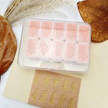 Leaf Twig Polymer Clay Stamps | Plant Clay Stamps | Bohemian Stamp Clay Earrings | Clay Tools | Polymer Clay Tools - TH07-1 - View 8