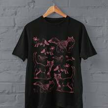 Grunge Clothing,Alt Clothing,Mall Goth,Trad Goth,Cat T Shirt,Pastel Goth,Goth Shirt,Dark Academia-Weird Shirt,Surreal T-Shirt,Punk