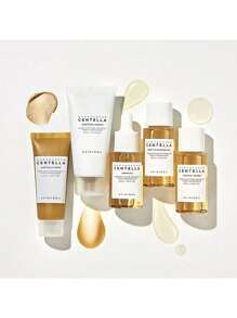 SKIN1004 Madagascar Centella Travel Kit, Toner, Ampoule, Soothing Cream, Cleansing Oil, Ampoule Foam, Basic Skincare Box, Compact Size, Gift Sets, Mothers Day Gifts For Mom Gifts For Women, Trial Kit - dou 140ml - 查看 5