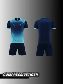 Conjunto deportivo de 2 piezas personalizado con camiseta de manga corta y pantalones cortos - Camiseta con impresión personalizada de nombre y número + Pantalones cortos a juego, secado rápido y absorción de sudor, como regalo, con estilo, de moda, hippie, casual, minimalista elegante, personalizado, único, disfraces de hombre, armario cápsula, estilo básico/urbano para hombre, regalos ideales para él, novio, familia, amigos, para cumpleaños, vacaciones/fiestas, escuela/competición, deporte/escalada