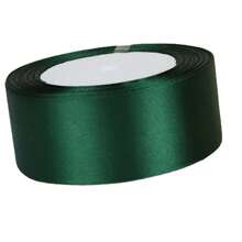1pc 25 Yards Dark Green Satin Ribbon For DIY Crafts Gift Wrapping Bows Party Wedding Christmas Decorations