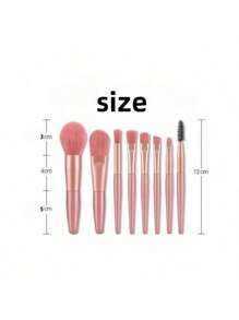 Today's Special Offer, Best Seller, 8pcs Makeup Brush Set, Includes Eyeshadow, Powder, Portable Makeup Brush Kit, Makeup Tool Set, Suitable For Ladies And Girls, Convenient For Travel And Business Trip