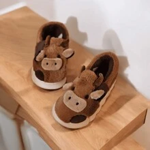 Cowhide Slipper For Ladies And Gentlemen. - Khaki - View 4