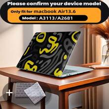 4 种设计选项兼容笔记本电脑保护套，适用于 MACBOOK Air 13 英寸 2022 2021 2020 2019 2018 A2337 M1 A2179 A1932 Retina 显示屏，带触摸 ID、保护壳和键盘，具有底部通风、防震和时尚设计