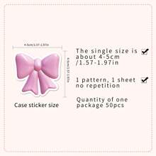 50 Sheets Black & Pink Creative Graffiti Stickers Back To School - Multicolor - View 2