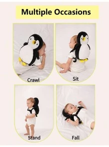 幼儿婴儿头部保护垫背包佩戴，幼儿婴儿头部保护垫安全垫，6 个月 - 3 岁 - 彩色 - 查看 5