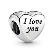 1 Pc Silver Lovely Delicate Romantic Love Kiss Hug Love Rose Valentine's Day Romantic Witness Gift Love Send Charm Fit Original Bracelet Charm Women's Black Enamel Craft Jewelry Gift