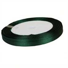 1pc 25 Yards Dark Green Satin Ribbon For DIY Crafts Gift Wrapping Bows Party Wedding Christmas Decorations