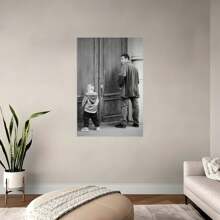 Humorous Movie Poster, Laughing Big Daddy Bathroom Art, Toilet Poster - 1 Piece Of Wood Framed Oil Painting (3) Thickness 2.25 Cm/0.9 Inch, Home Gift Decoration, Room Decoration Aesthetic, Wall Decoration Art, Perfect Gift, Autumn And Winter Wall Decoration, Living Room Decoration, Bedroom Decoration, Kitchen Decoration, Entry Decoration, Bathroom Decoration, Direct Wall Painting, High Quality Wall Painting Poster