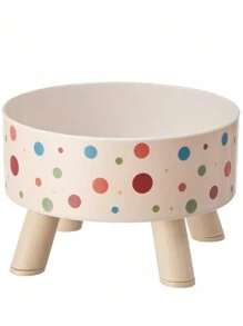 1pc Pet High Stand Neck Protection Pet Bowl, Anti-Slip Anti-Spill Large Capacity Dog/Cat Food Dish