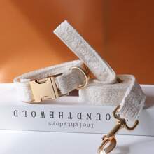 Collier et laisse en dentelle personnalisé pour chien, collier pour animal de compagnie réglable avec nom et numéro de contact personnalisés, convient pour les fêtes, les mariages et les petits, moyens et grands chiens