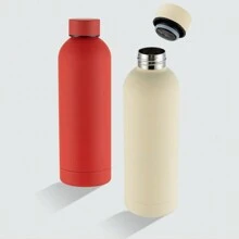Taza de boca estrecha de acero inoxidable estilo estadounidense de 17/25oz500/750ml, botella de agua aislada al vacío portátil, termo deportivo con gran capacidad para senderismo y escalada, ideal para fiestas y regalos, de vuelta al colegio