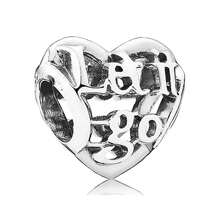 1 Pc Silver Lovely Delicate Romantic Love Kiss Hug Love Rose Valentine's Day Romantic Witness Gift Love Send Charm Fit Original Bracelet Charm Women's Black Enamel Craft Jewelry Gift