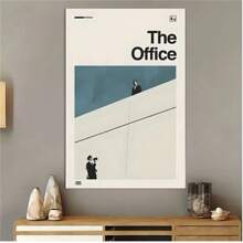1 PEÇA Pôster da série de TV The Office em Tela - Arte de Parede para Sala de Estar, Quarto, Escritório e Decoração de Dormitório (Sem Moldura)