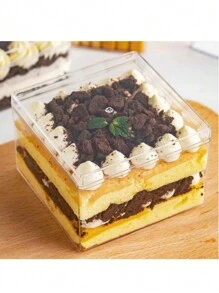 15 15x15 Acrylic Dessert Box, Organizer And Souvenir - Pha lê - Xem 5