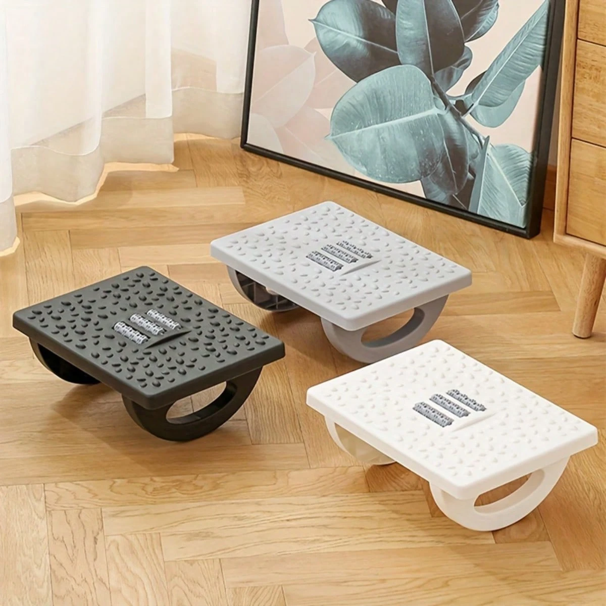 Revitalize & Banish Fatigue - Under-Desk Shakable Massage Foot Pad ...