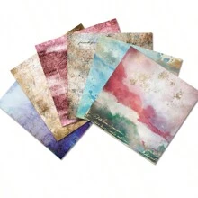 24 tờ giấy họa tiết cổ điển 6"X6", giấy Damask Grunge, giấy cũ, giấy cổ, giấy trang trí sổ lưu niệm, lý tưởng để làm thiệp, vật dụng cho nhật ký, album, ảnh, phong bì trang trí lễ hội, vật dụng gói giấy họa tiết nhiều màu, giấy thủ công trang trí, dành cho thanh thiếu niên, trẻ em gái, người lớn và bạn bè, cặp đôi, đồ dùng học tập, trở lại trường - Nhiều màu - Xem 9